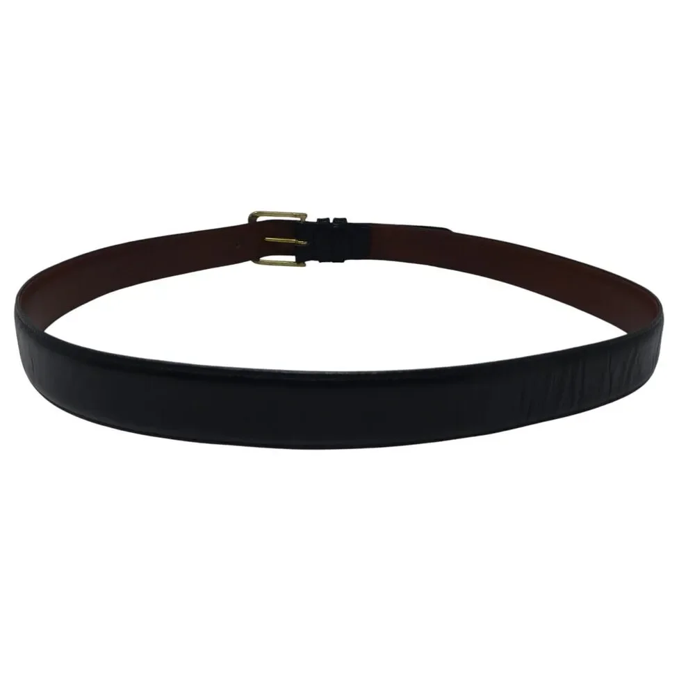 Coach Black Leather Gold Buckle‎ Classic Belt Size 38